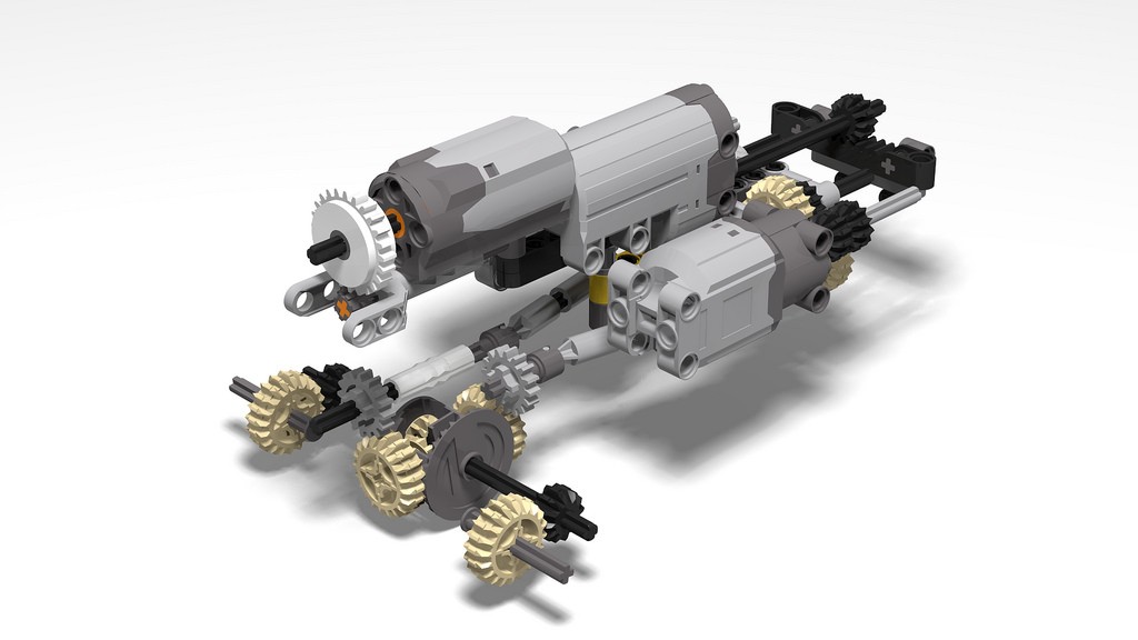 Lego Technic Mitsubishi Pajero MOC c SBrick<