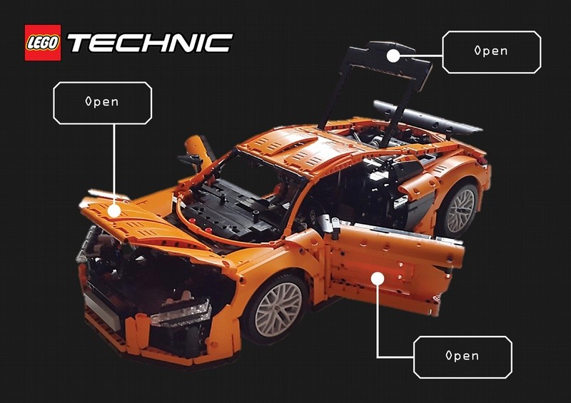 LEGO Technic Audi r8 v10 (2017): A LEGO® creation by Kasper Hansen :  MOCpages.com
