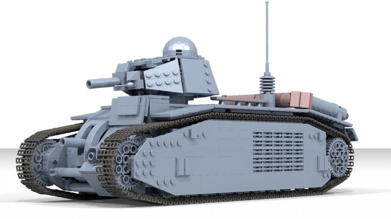 Lego Tank Char B1 Bis